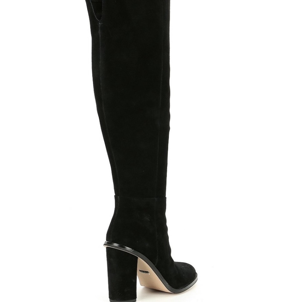 Gianni Bini over the knee black boots. Wide calf